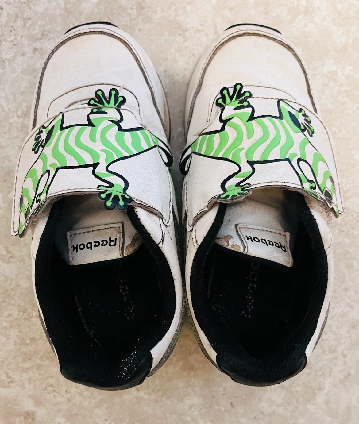 Reebok Kids Shoes with Frog Design for toddler