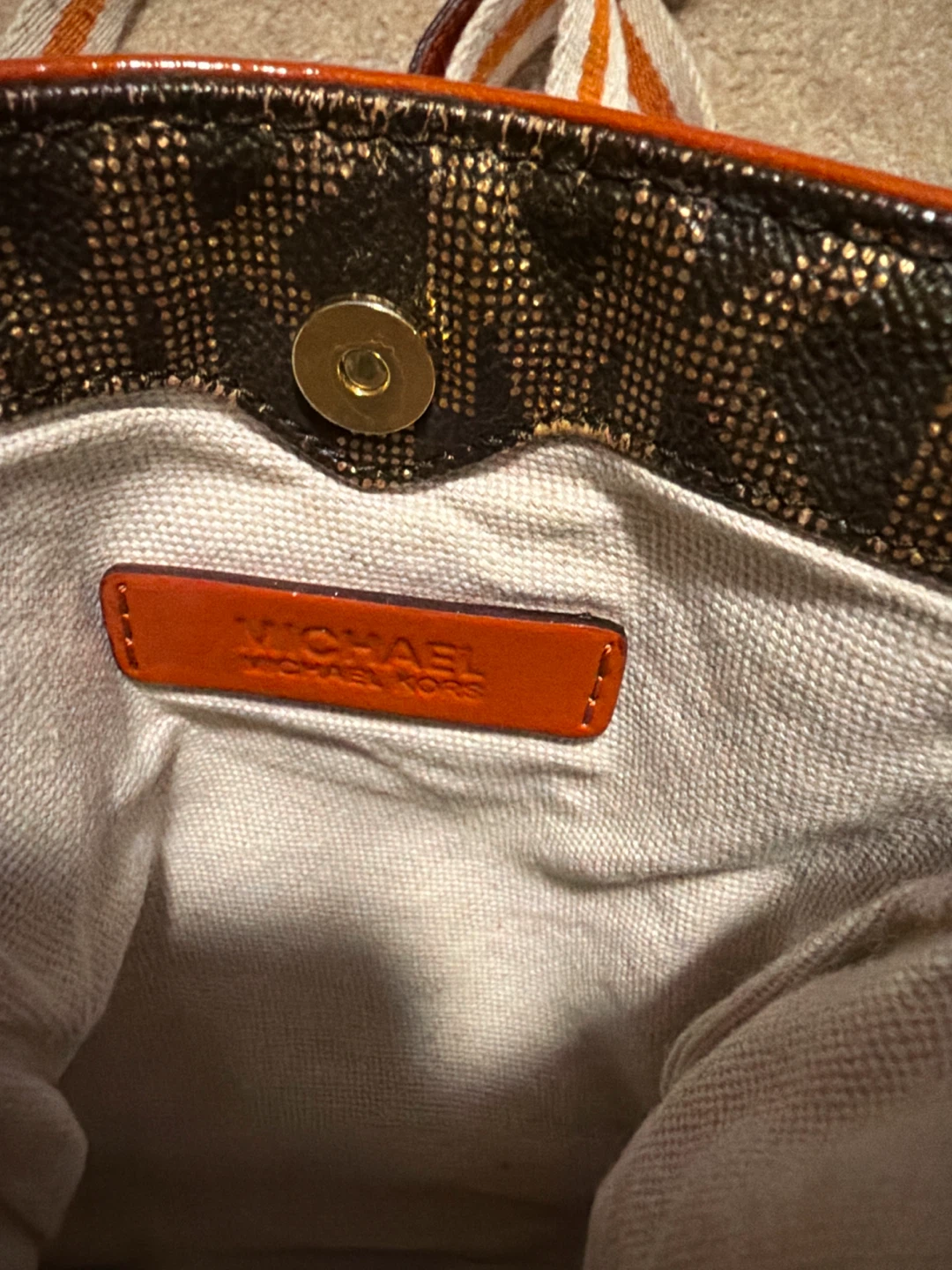 Michael Kors Canvas & Logo Crossbody Bag