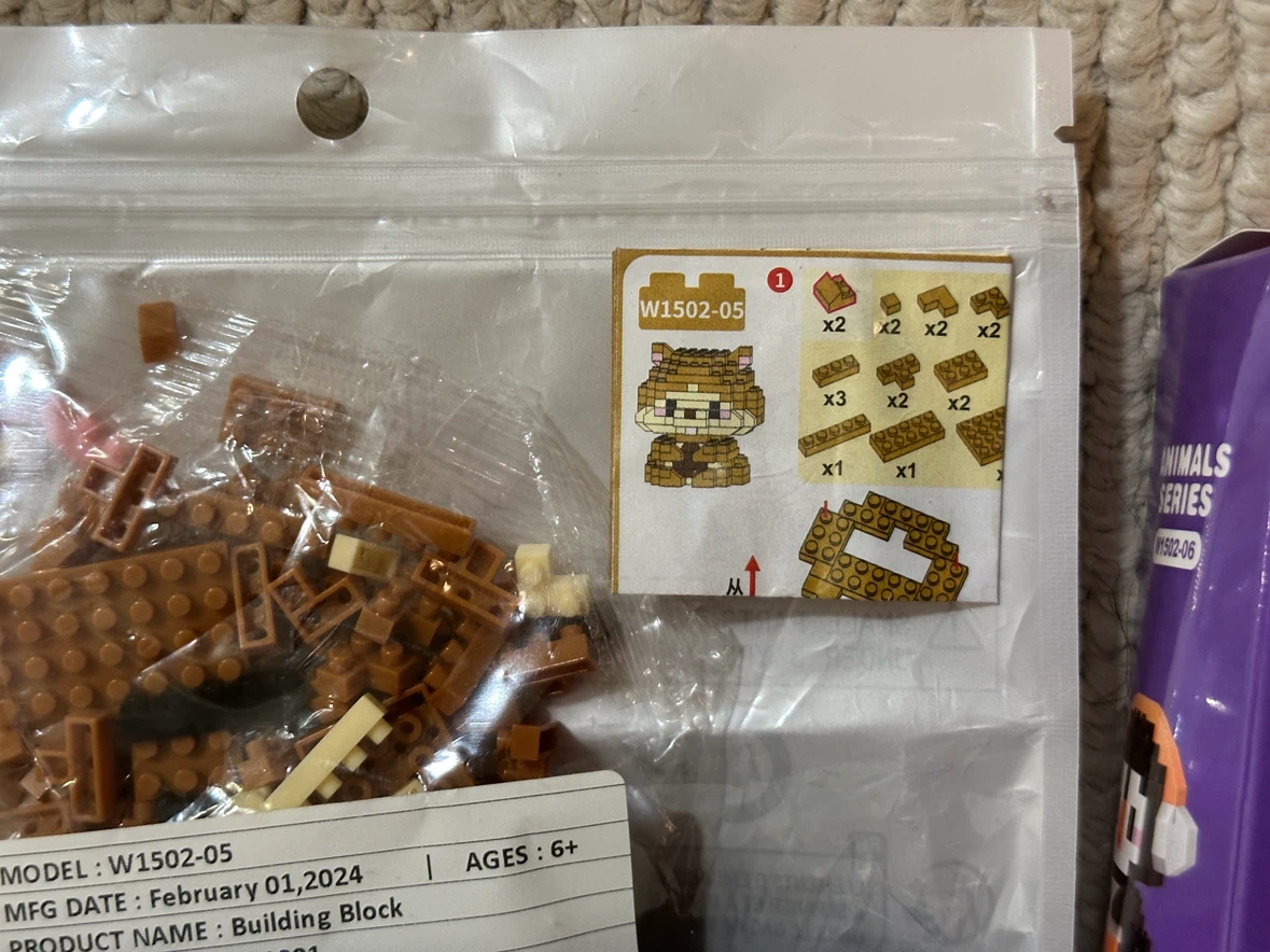 🆕 Animal Building Block Sets x8 - photo 4