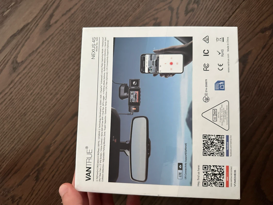Vantrue NS4 Dashcam - photo 2