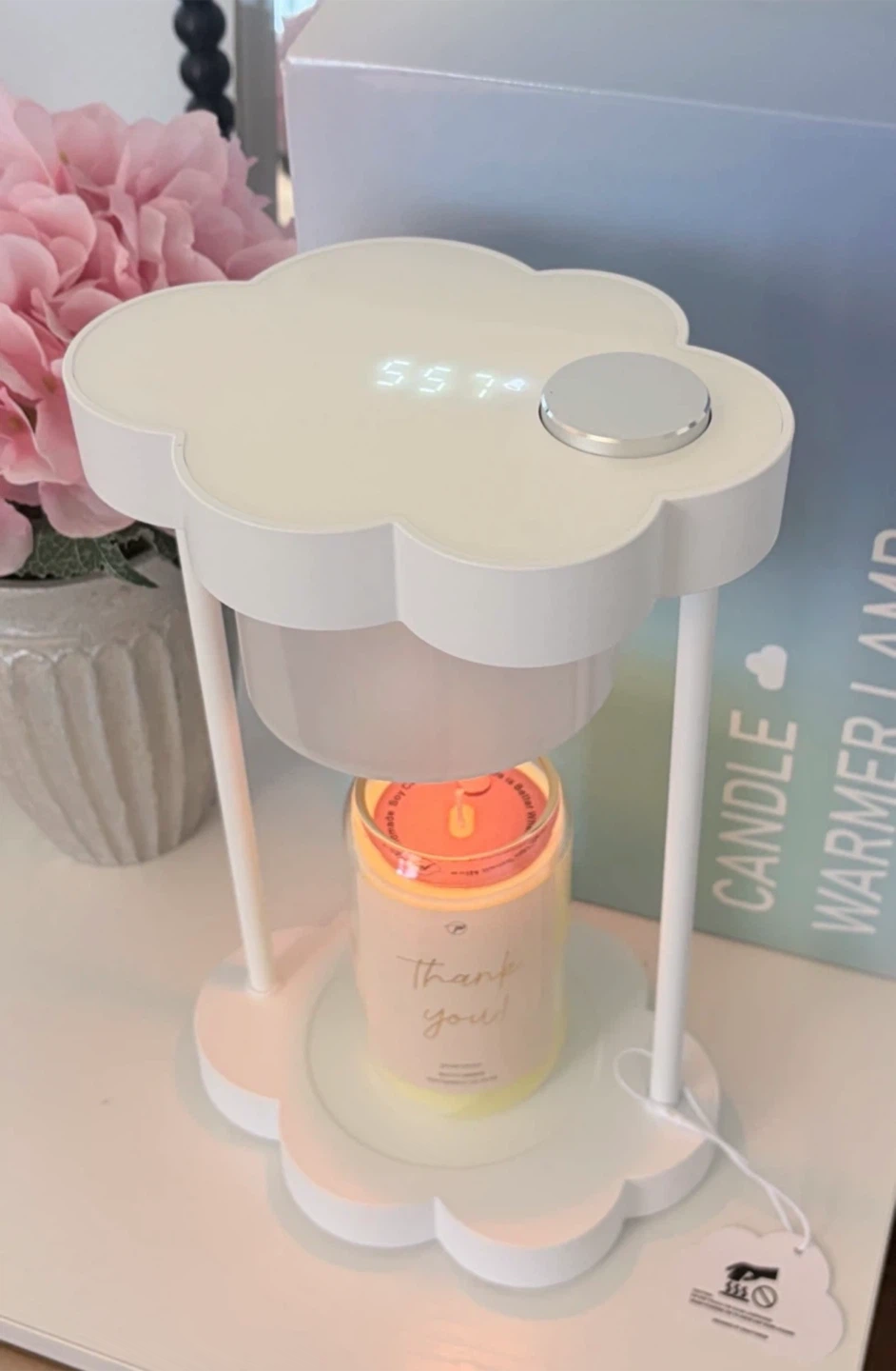 Candle Warmer Lamp with Timer & Dimmer and candle