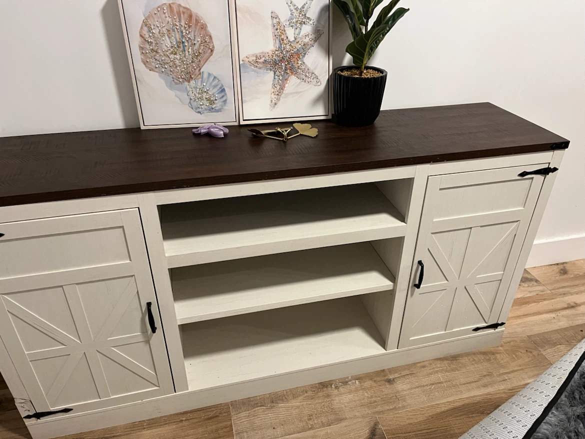 Farmhouse Style Media Console TV Stand - photo 5