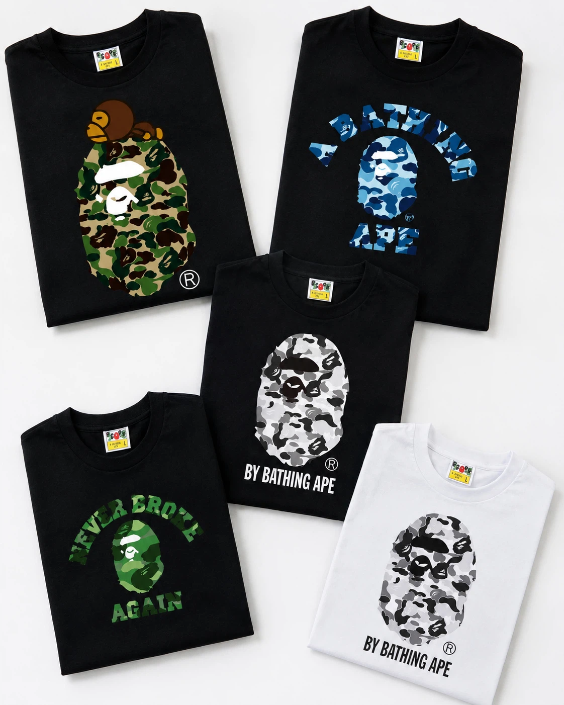 BAPE "Ape Head" Camo T-Shirt