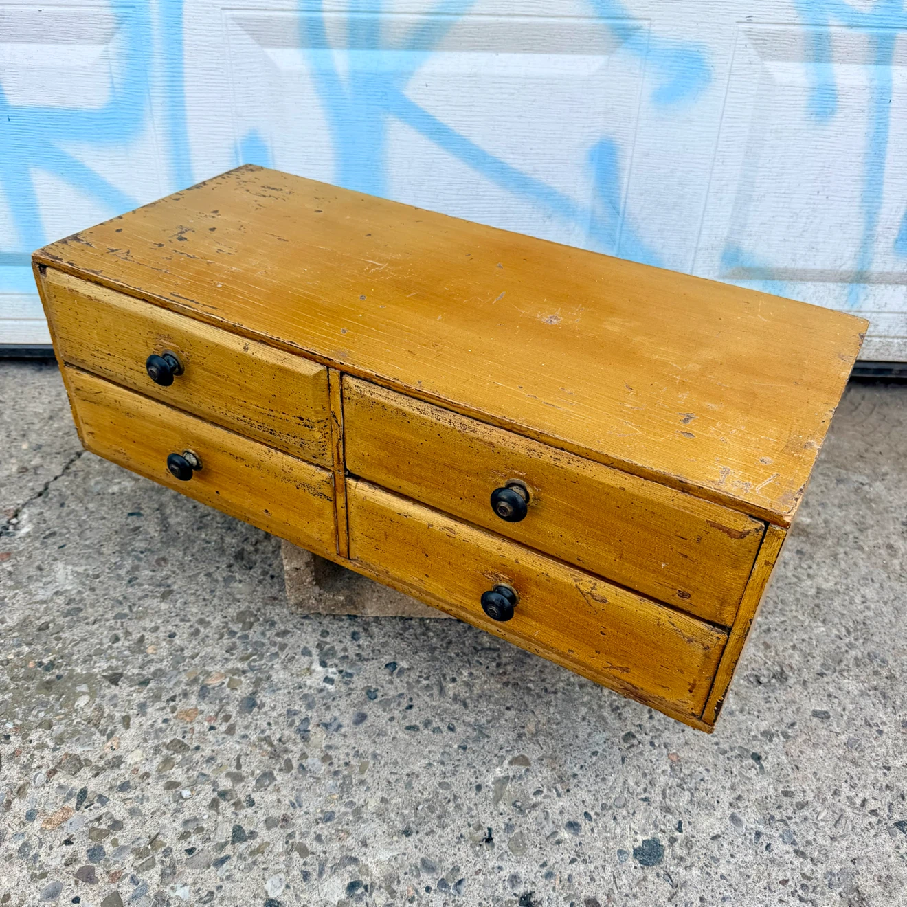 Antique Tabletop 4-Drawer Tool Chest - photo 2