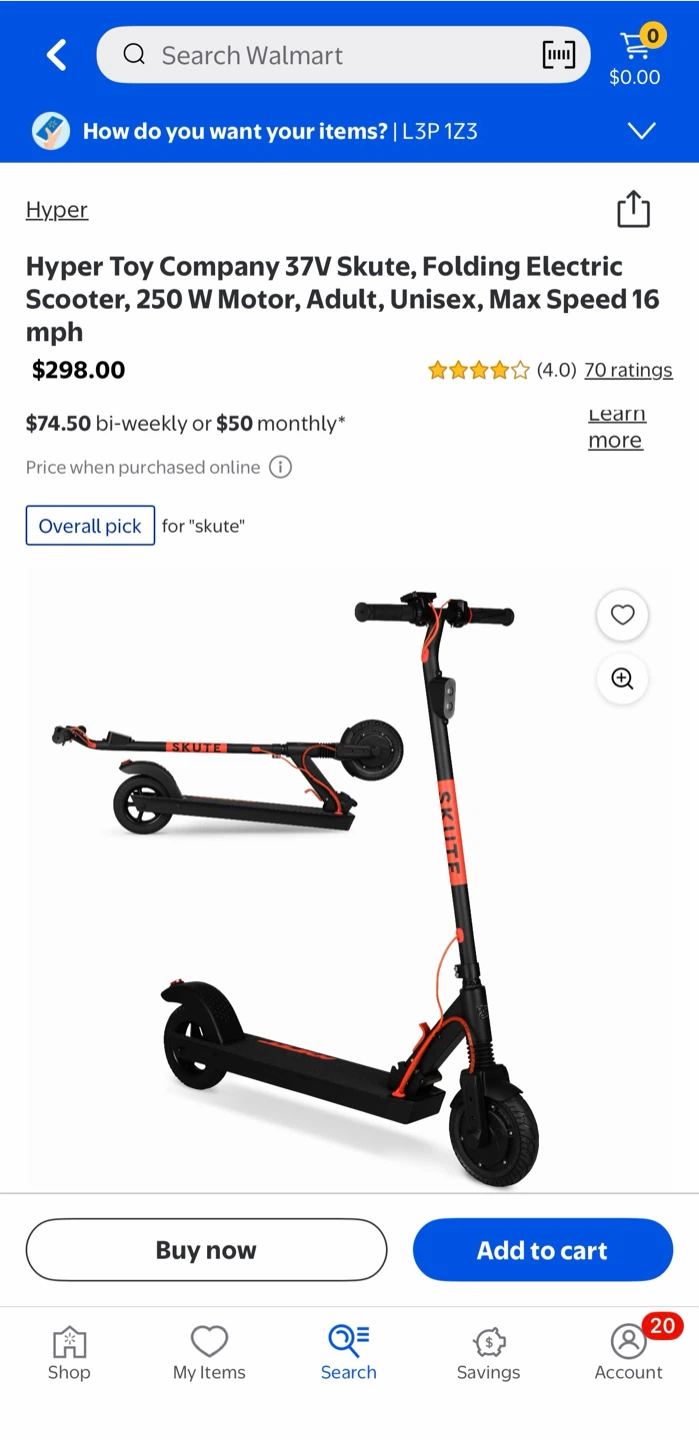 Hyper Skute Folding Electric Scooter - photo 2
