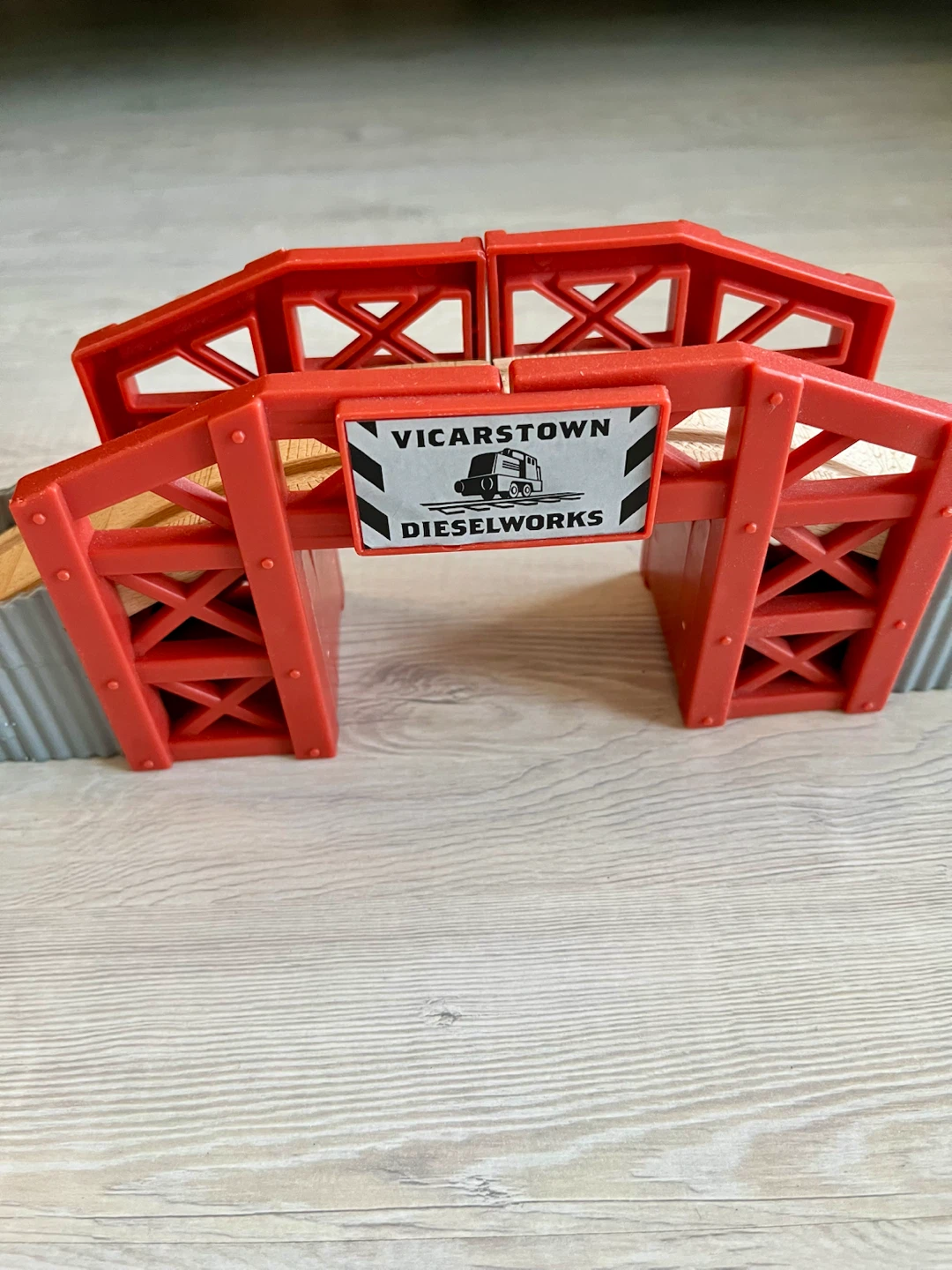 Wooden Toy Train Set with Vicartown Dieselworks - photo 5