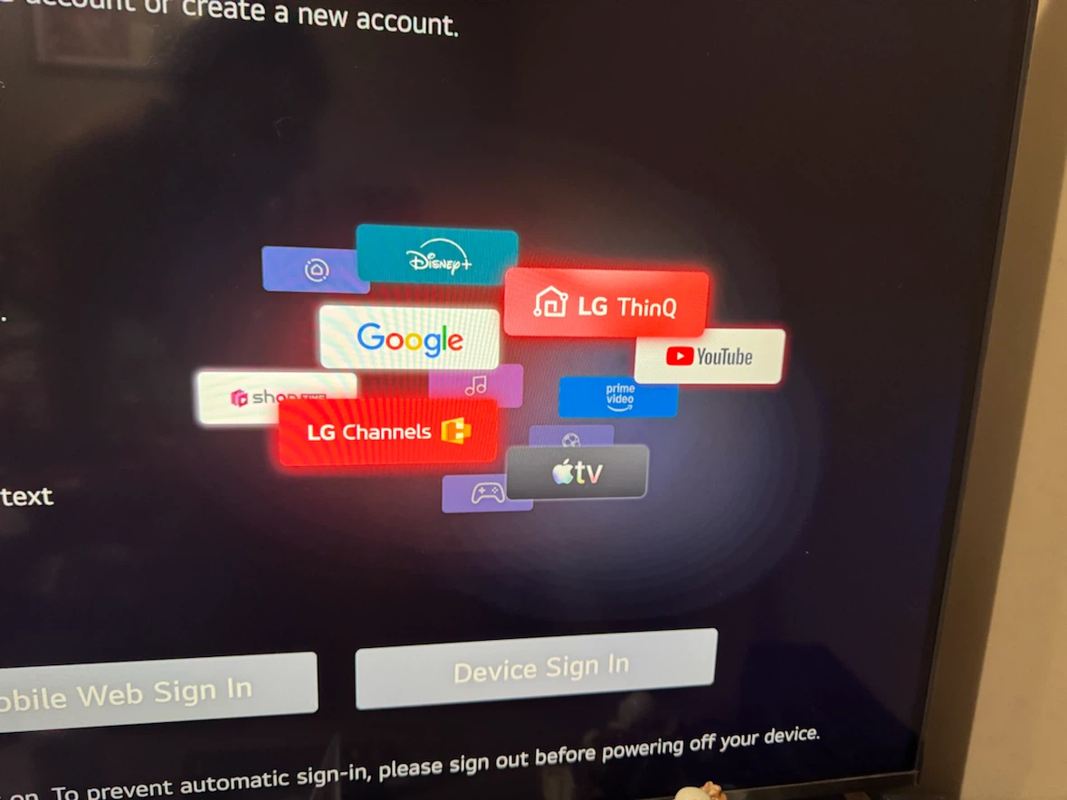 LG 50" UHD Smart TV