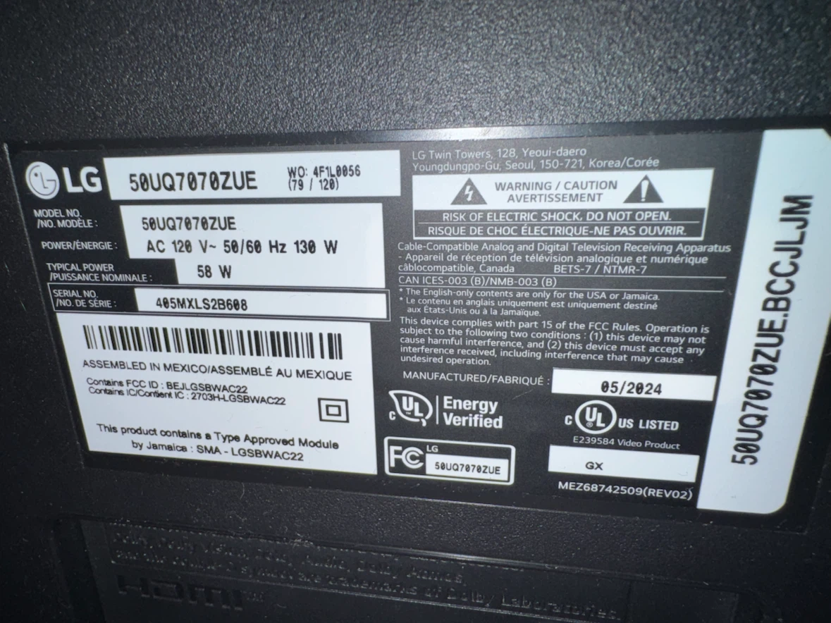 LG 50" UHD Smart TV - photo 3