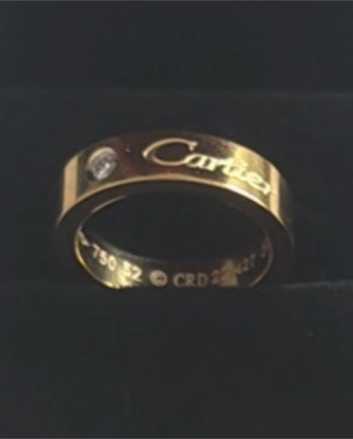 Cartier Ring with Box and Pouch
