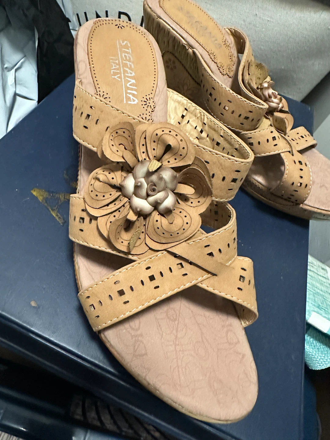 Stefania Italy Women's Wedge Sandals - photo 2