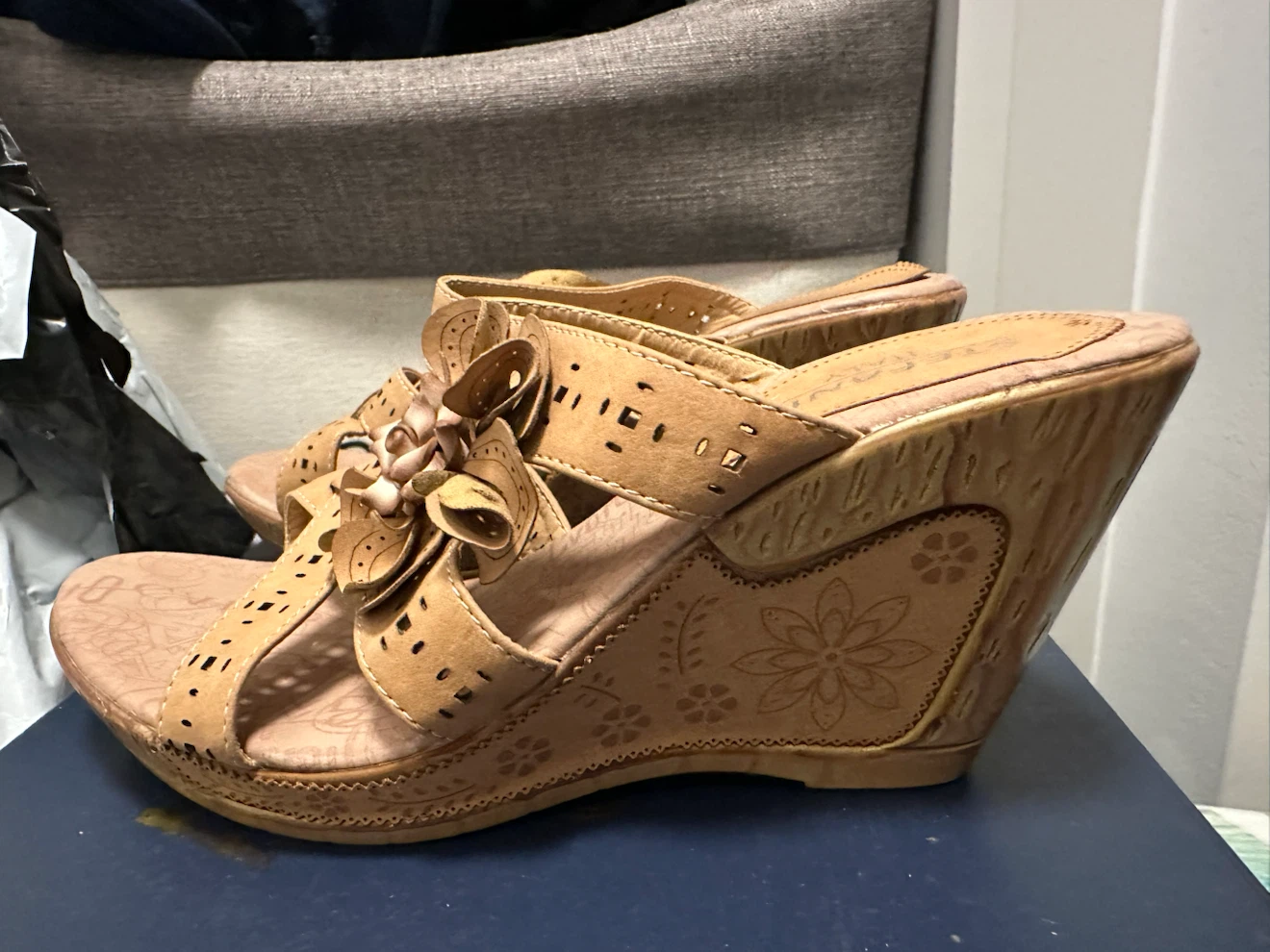 Stefania Italy Women's Wedge Sandals - photo 4