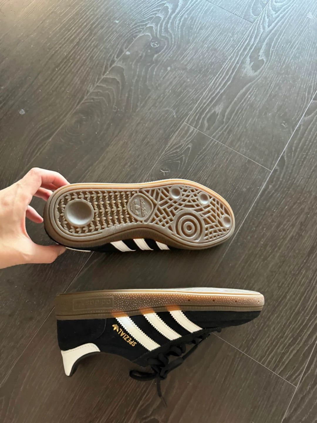 Adidas Handball Spezial Black White Gum Shoes - photo 2