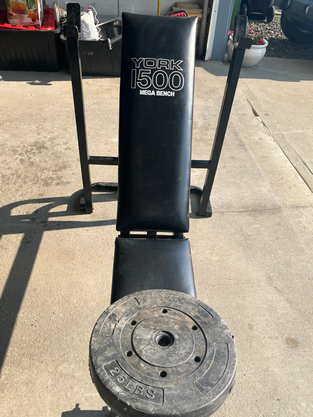 York 1500 Mega Bench with Adjustable Dumbbells - photo 3