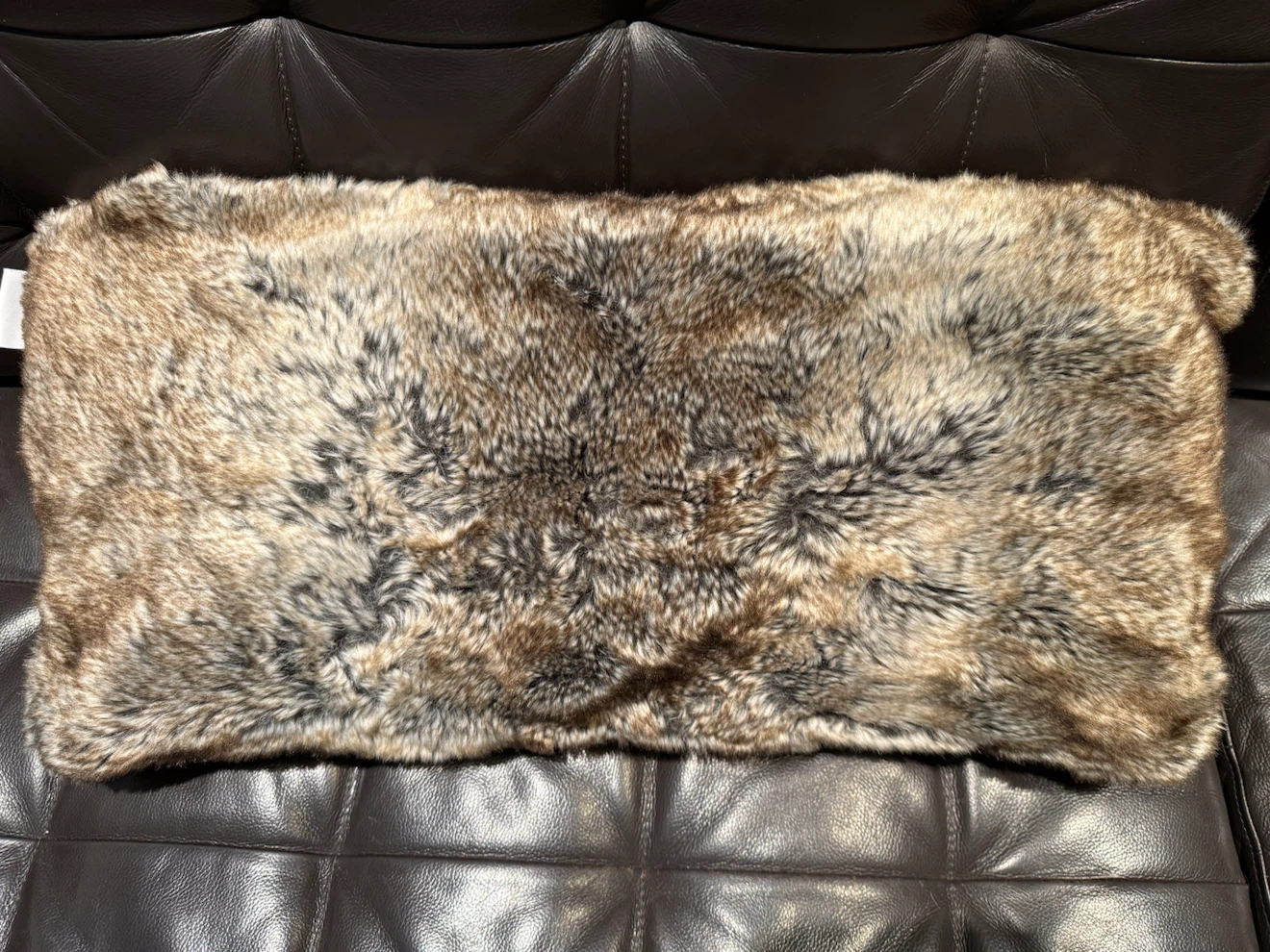 Faux Fur Throw Pillow - photo 3