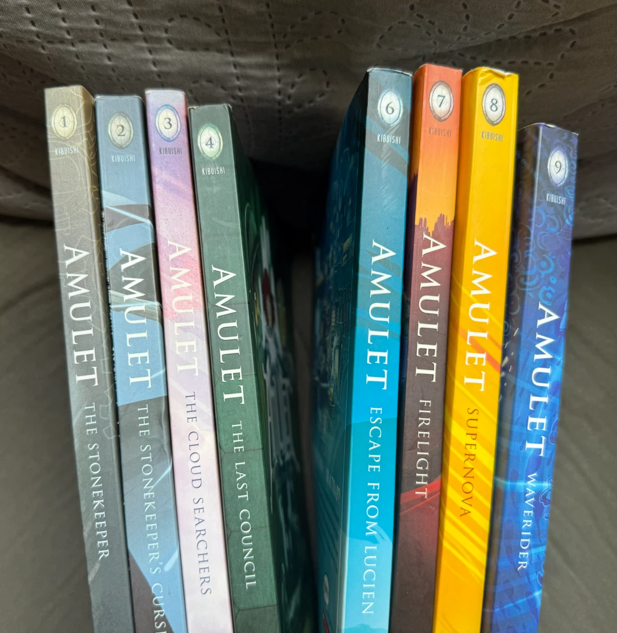 Amulet Graphic Novel Series by Kazu Kibuishi (Books 1-8)