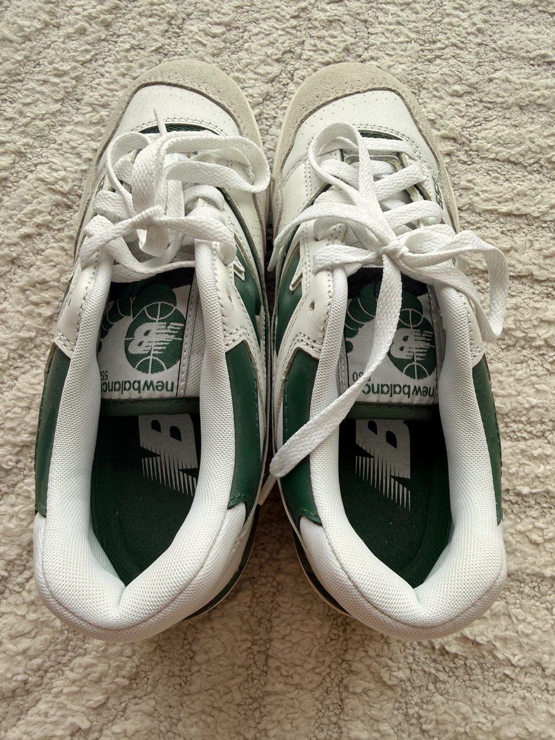 New Balance 550 White Green Sneakers - photo 5