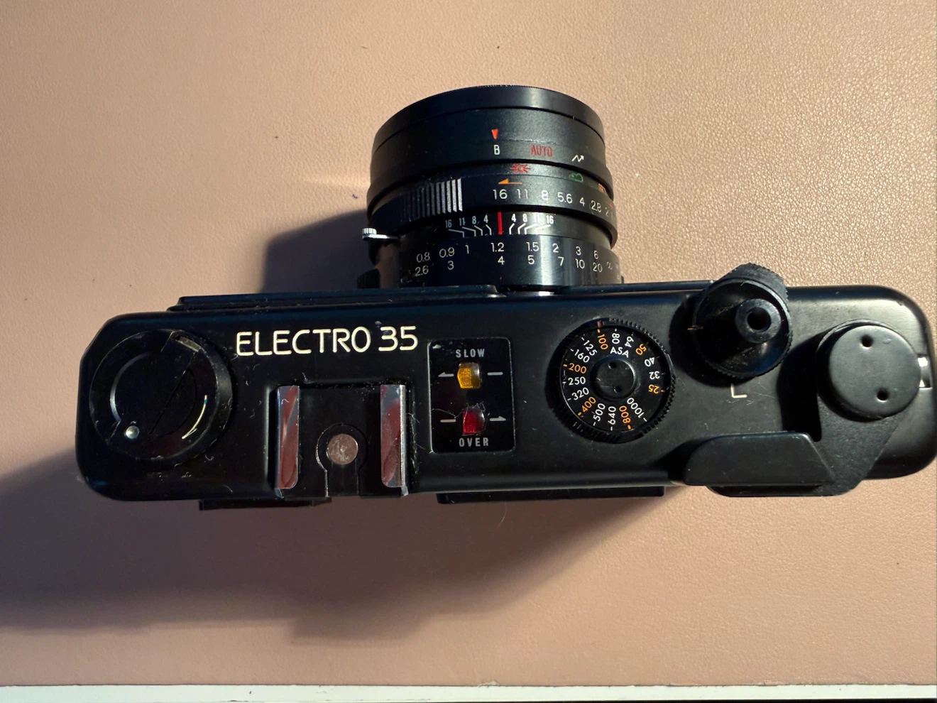 Yashica Electro 35, 35mm Film Camera w/ 45mm 1.7 lens w/ flash - photo 2