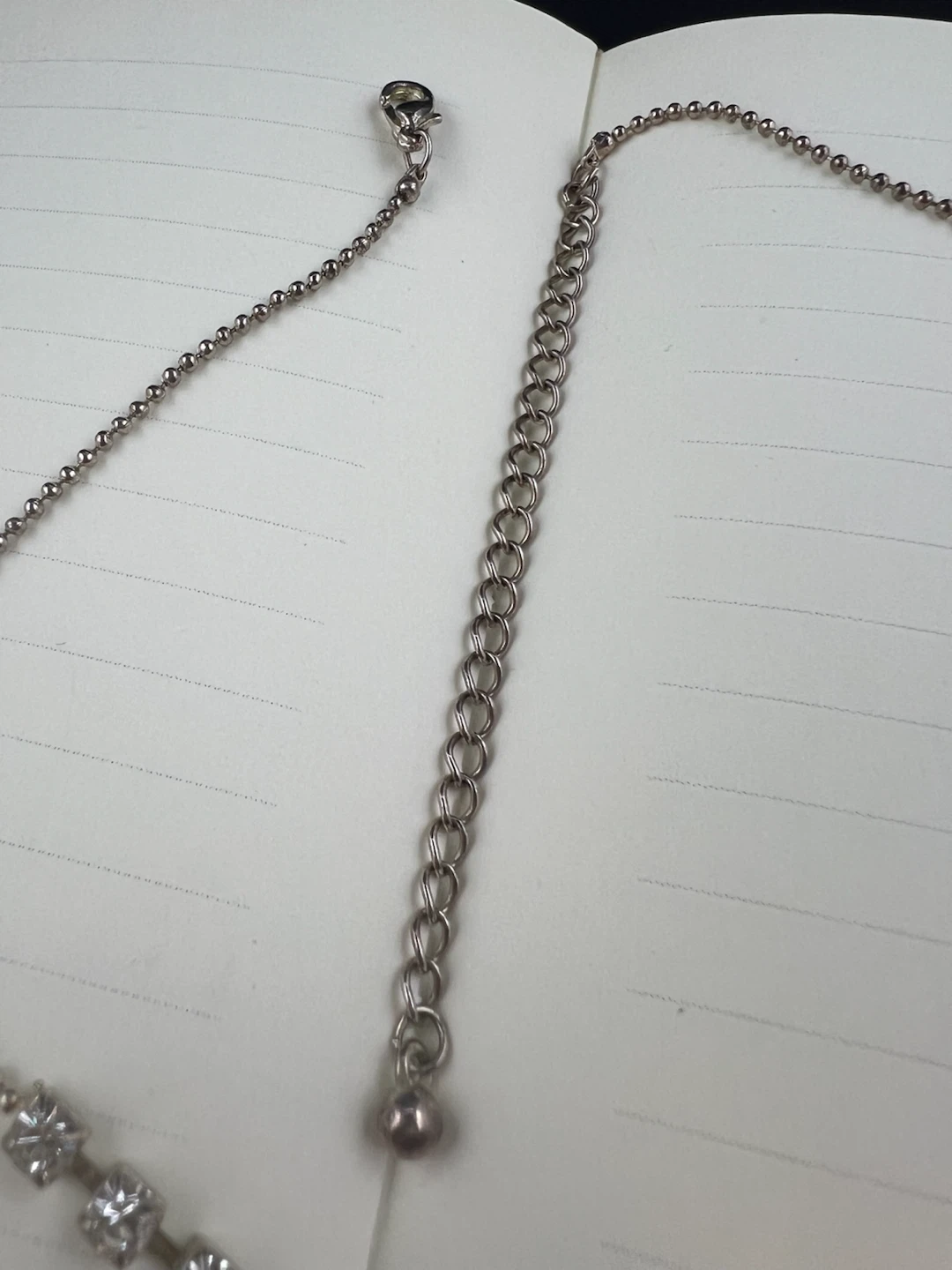 Art Deco Inspired Rhinestone Necklace - photo 3