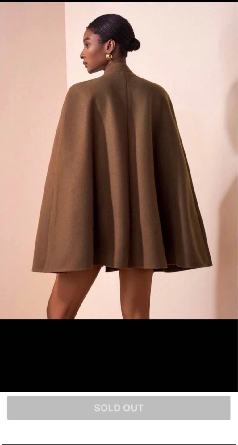 Brown Cape with Gold Buckle - photo 3