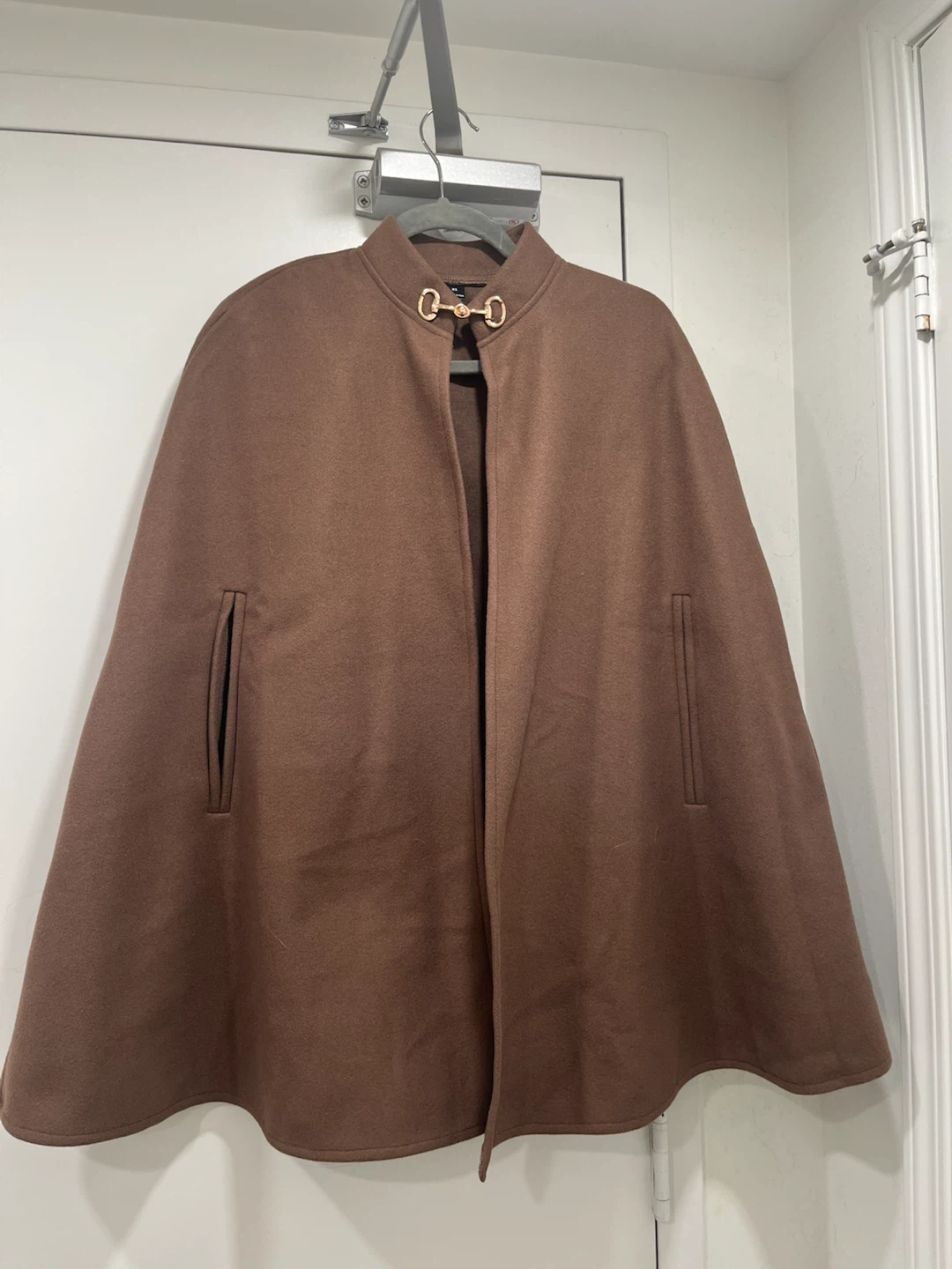 Brown Cape with Gold Buckle - photo 4