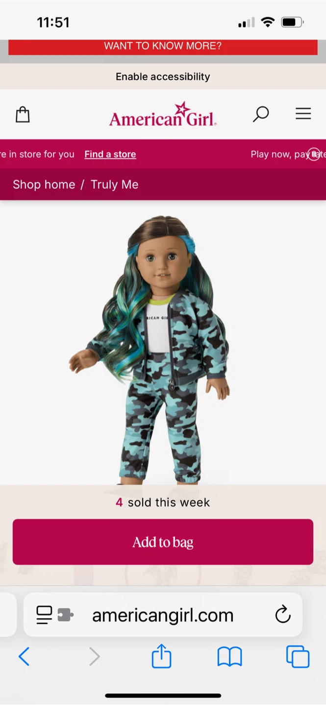 American Girl Truly Me 18-inch Doll #89 - photo 5