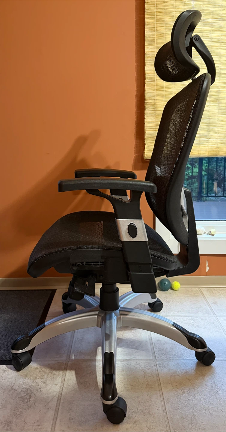 Ergonomic Mesh Office Chair with Headrest - photo 2