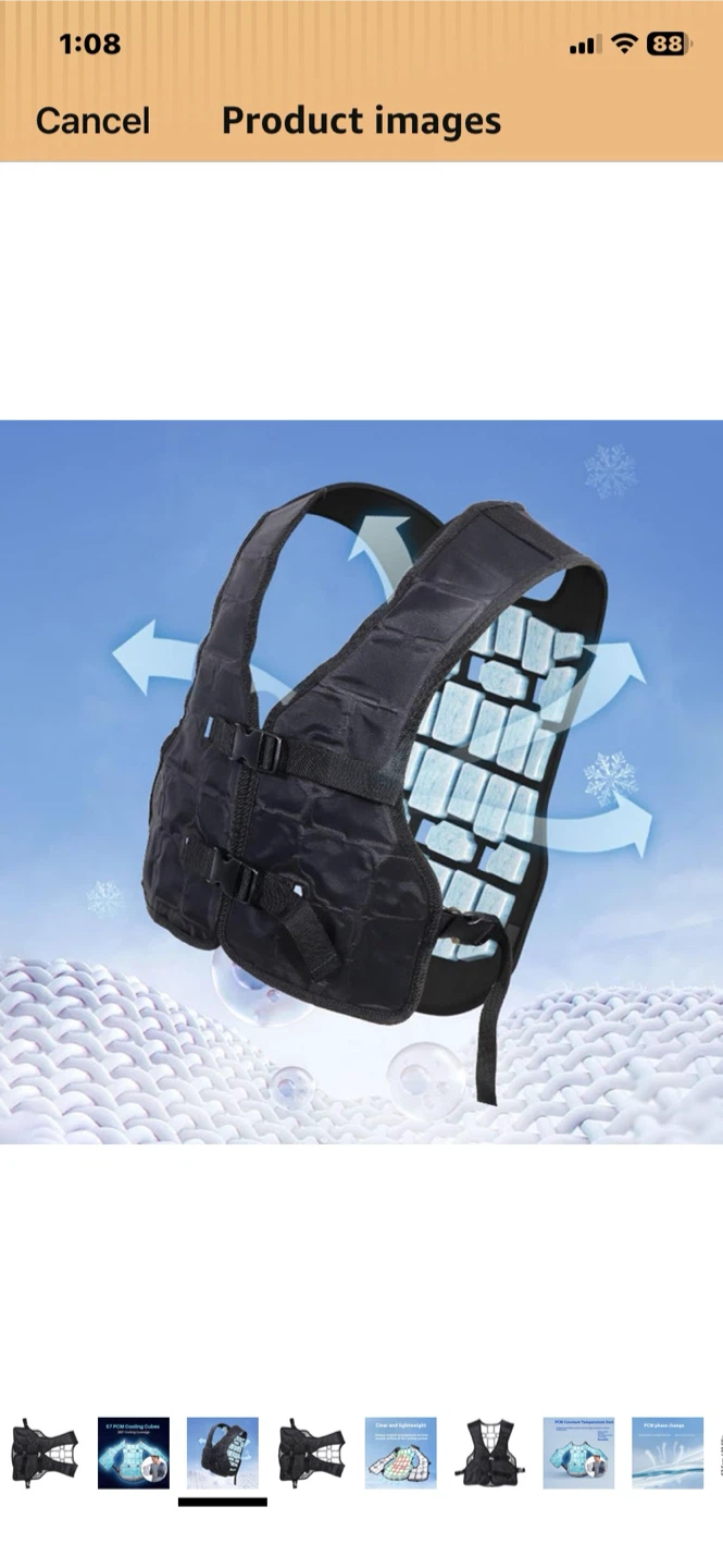 GANYKQ Cooling Vest with PCM Cubes - photo 2