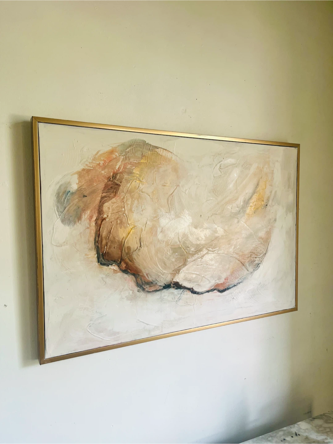 Original Abstract Mixed Media 25 x 3