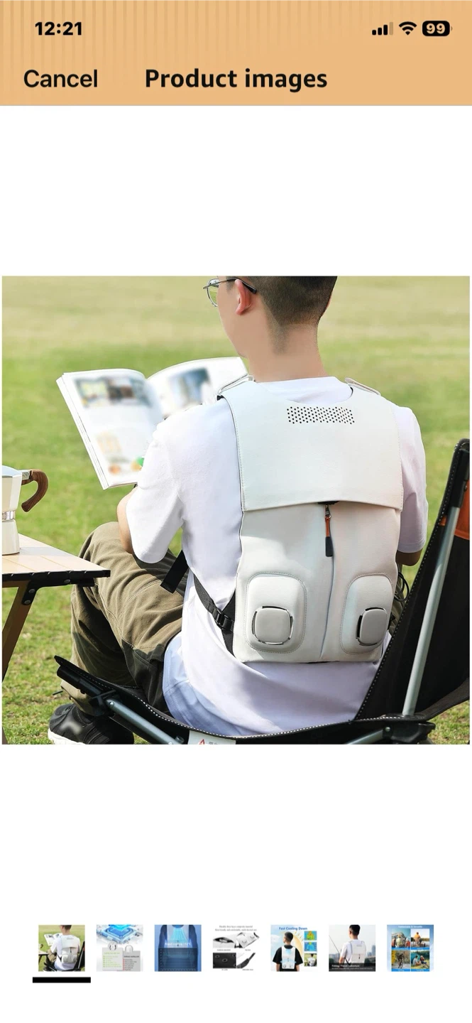 Cooling Vest with Fans