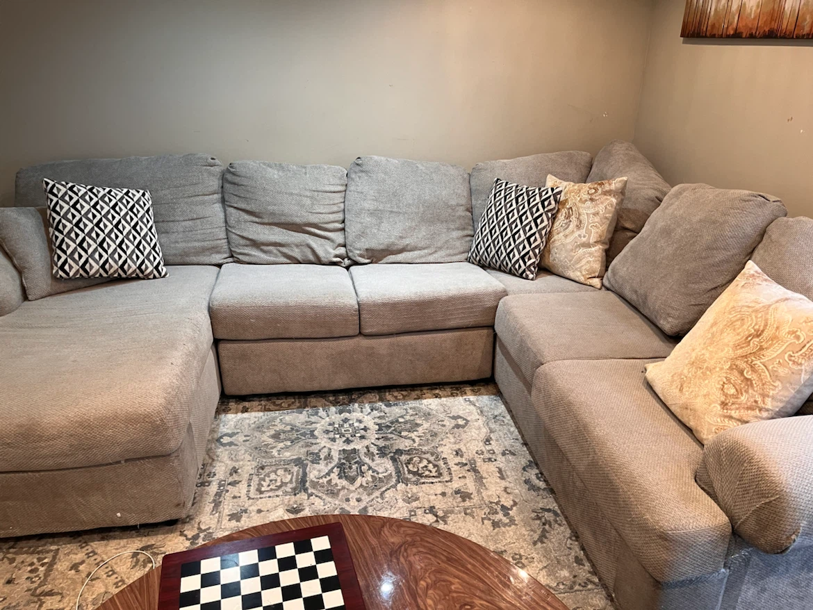 Large U-Shaped Sectional Sofa - photo 3