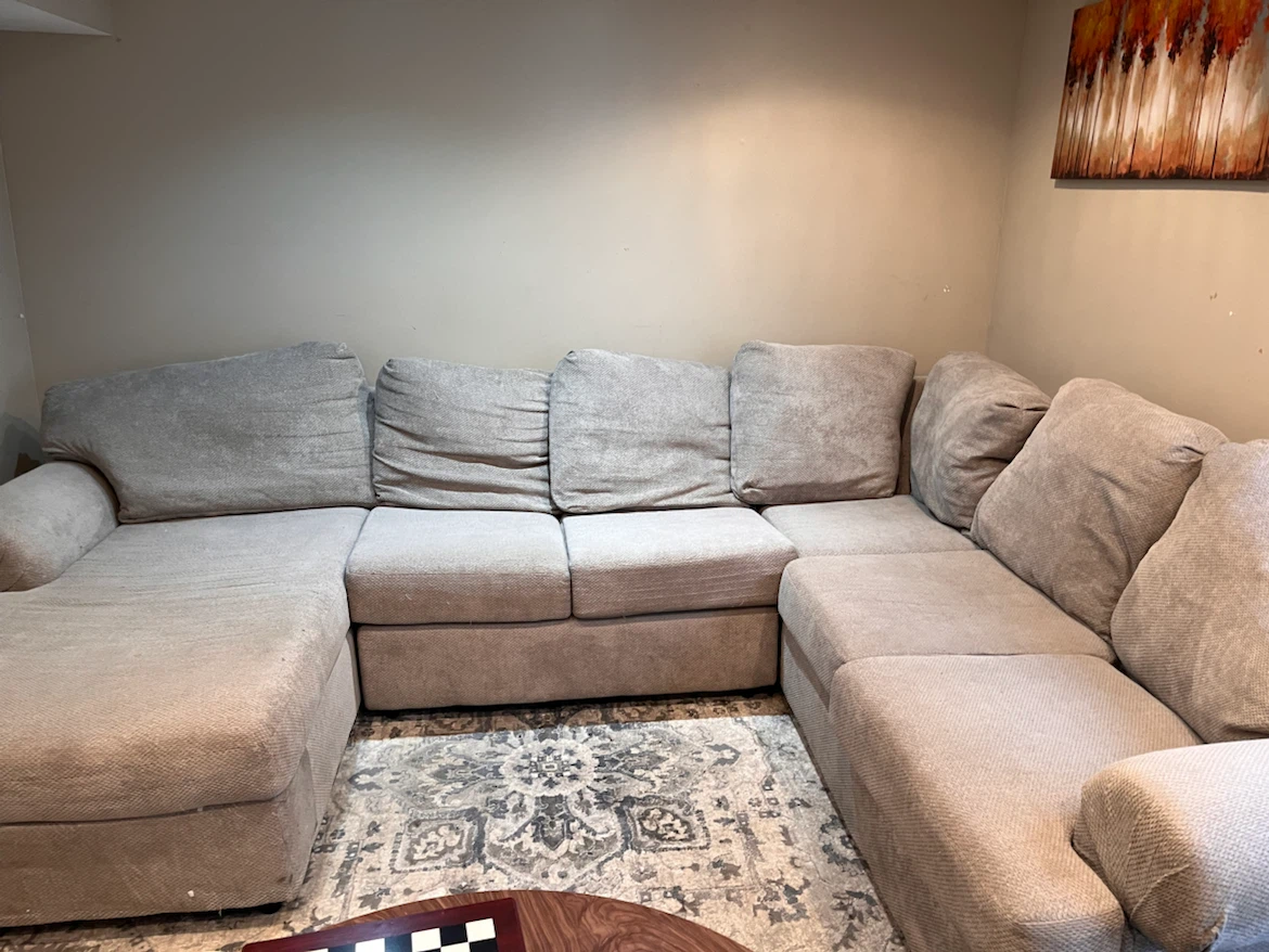 Large U-Shaped Sectional Sofa - photo 4