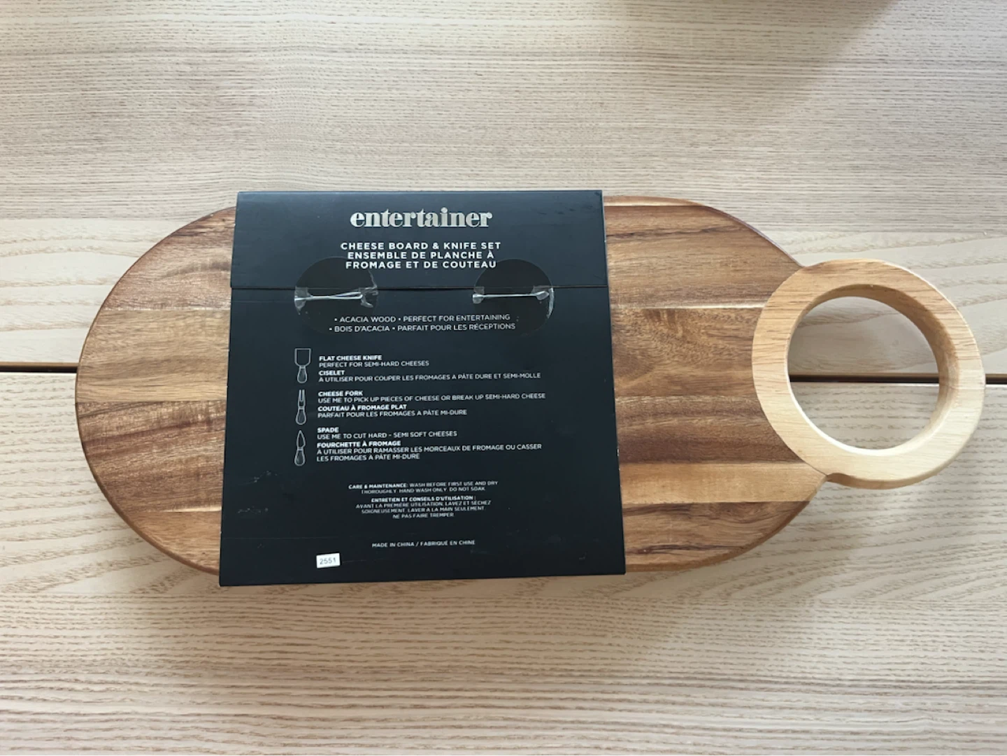 NEW Giftable, Entertainer Cheese Board & Knife Set - photo 2