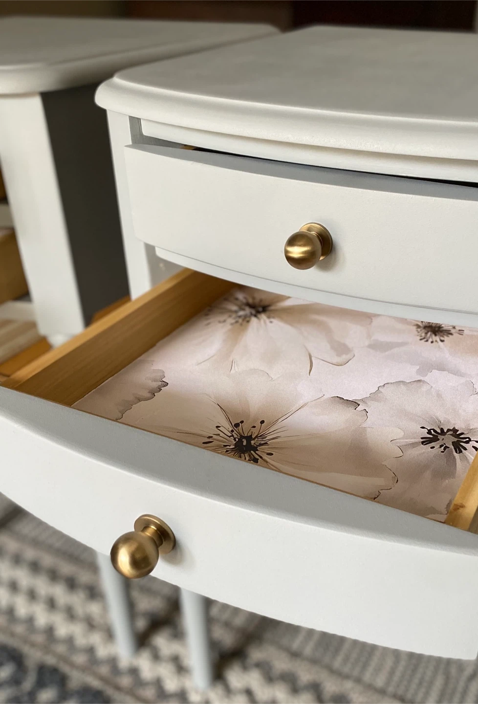 ✨Refinished Wood End Tables | Modern Organic - photo 4