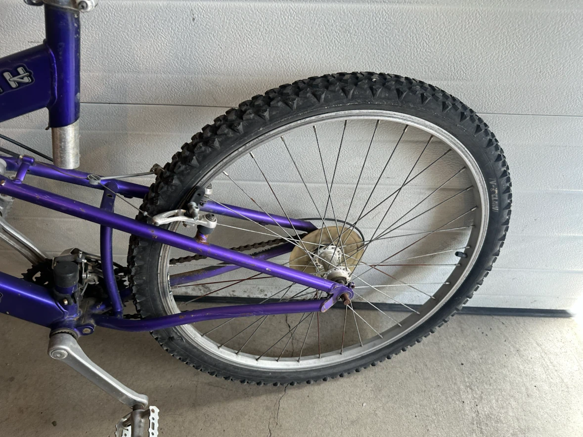 Raleigh Cyclone F.S. mountain bike - purple - photo 4