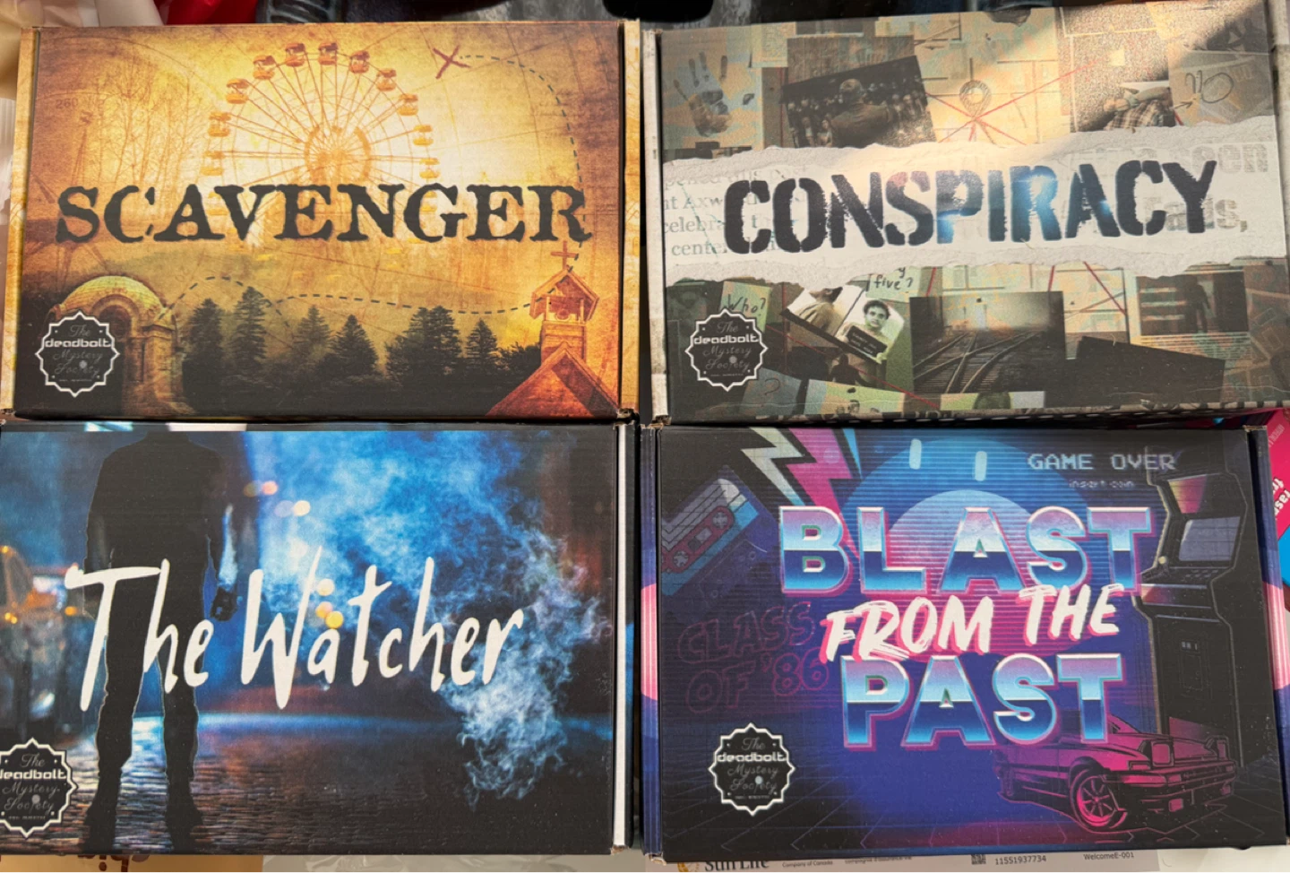 Murder mystery box games