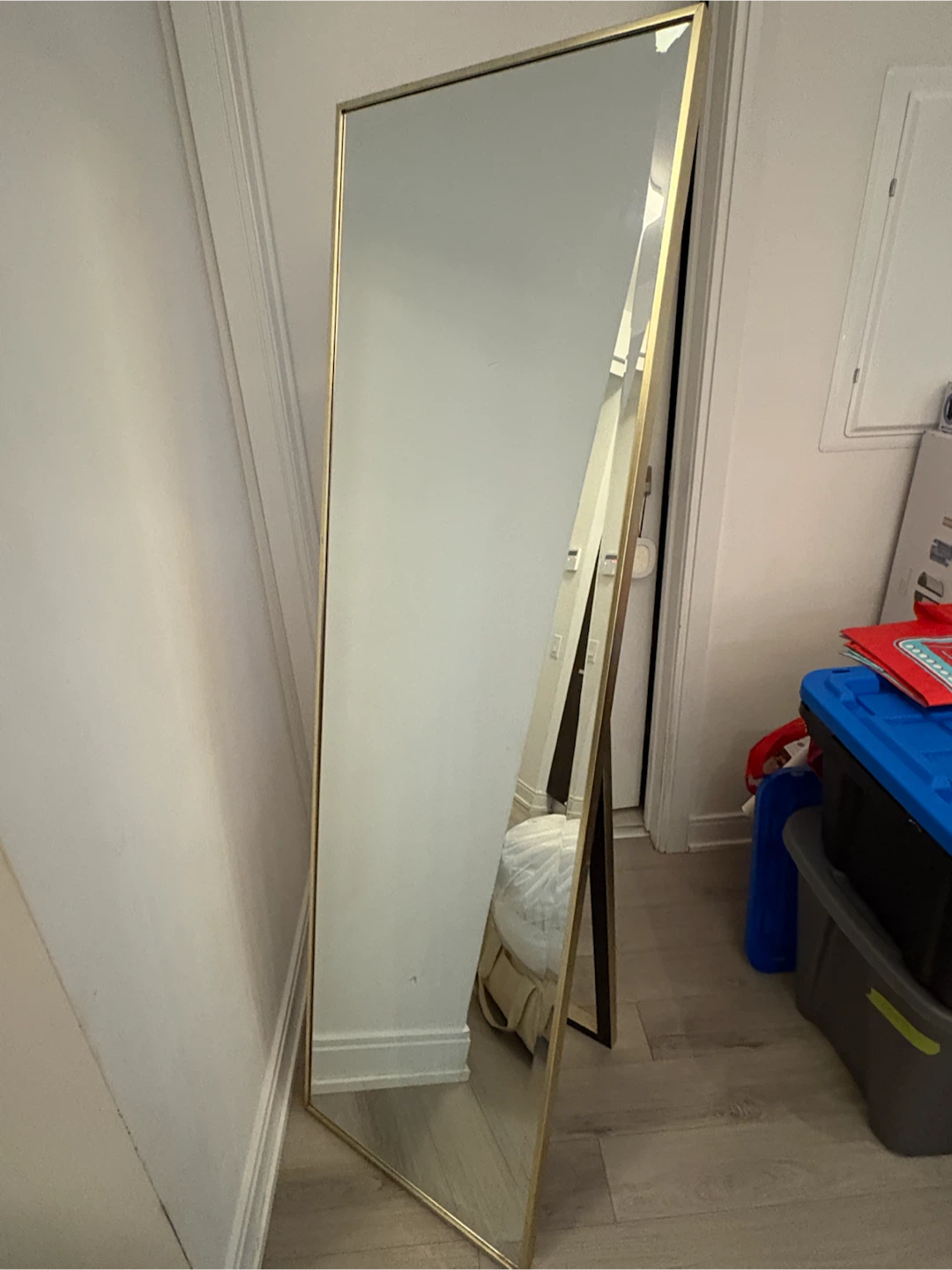Full Length Gold Framed Floor Mirror - photo 4