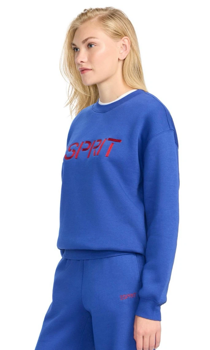 ESPRIT Women’s Fleece Embroidered Logo Sweatshirt, XS to XL - photo 2