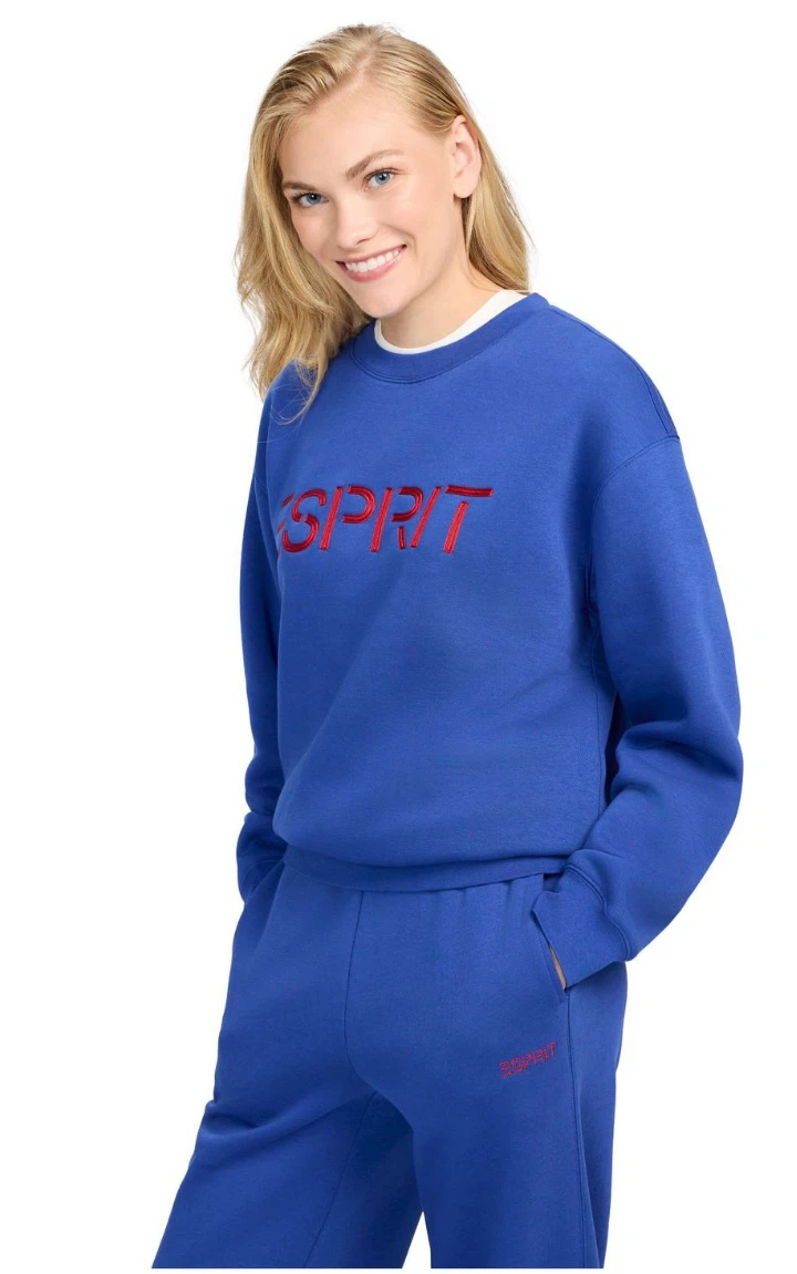ESPRIT Women’s Fleece Embroidered Logo Sweatshirt, XS to XL - photo 3