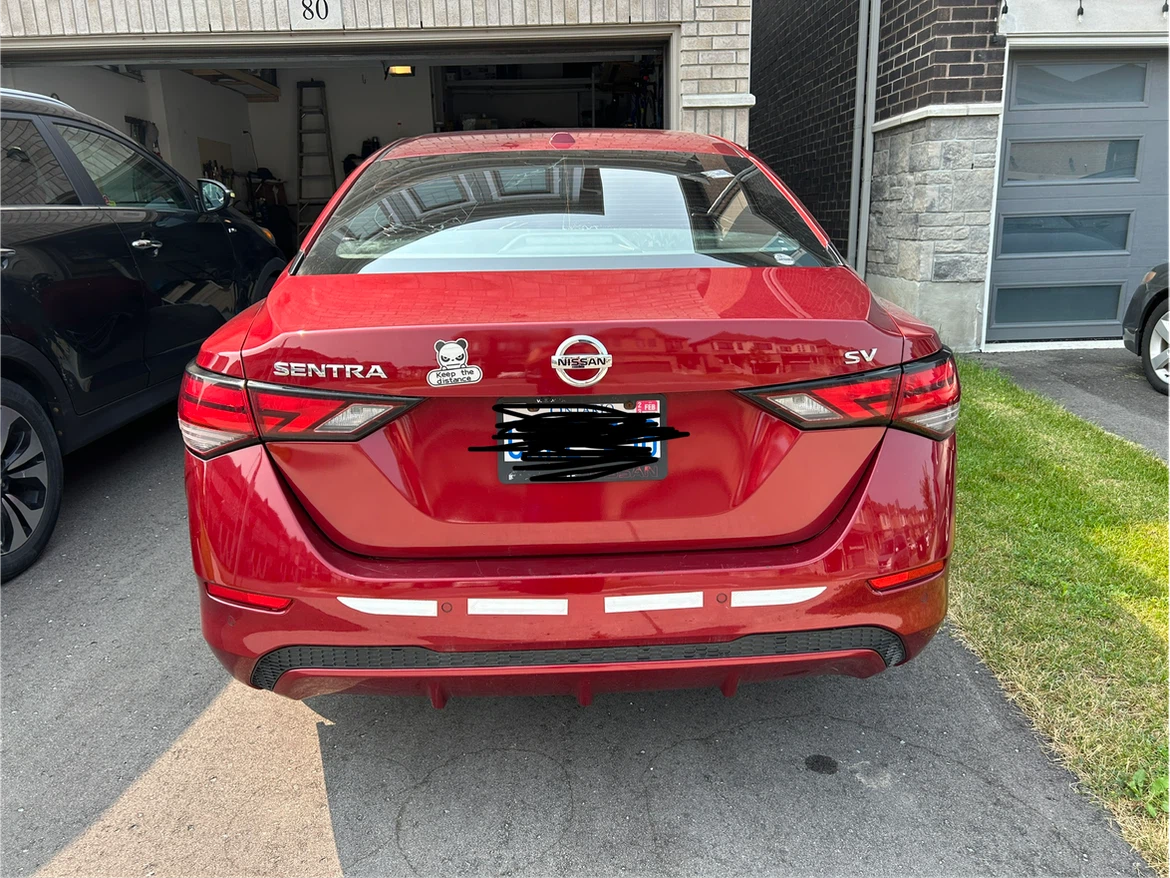 Red Nissan Sentra SV Sedan