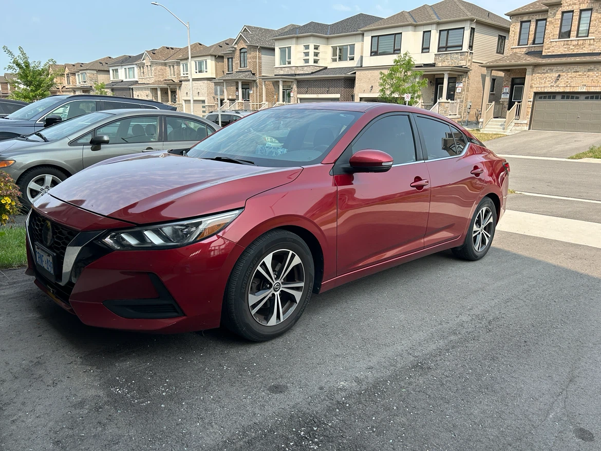 Red Nissan Sentra SV Sedan - photo 3