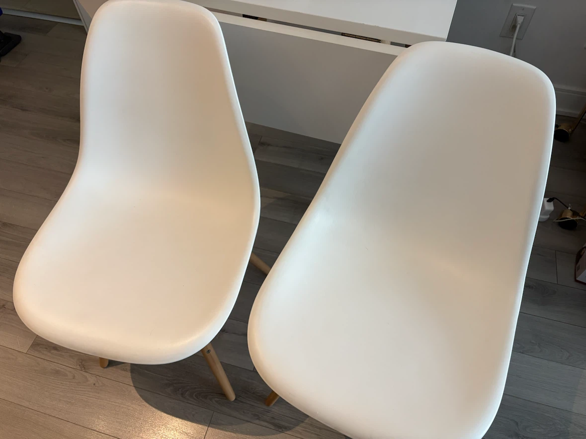 White Extendable Dining Table Set with Chairs - photo 2