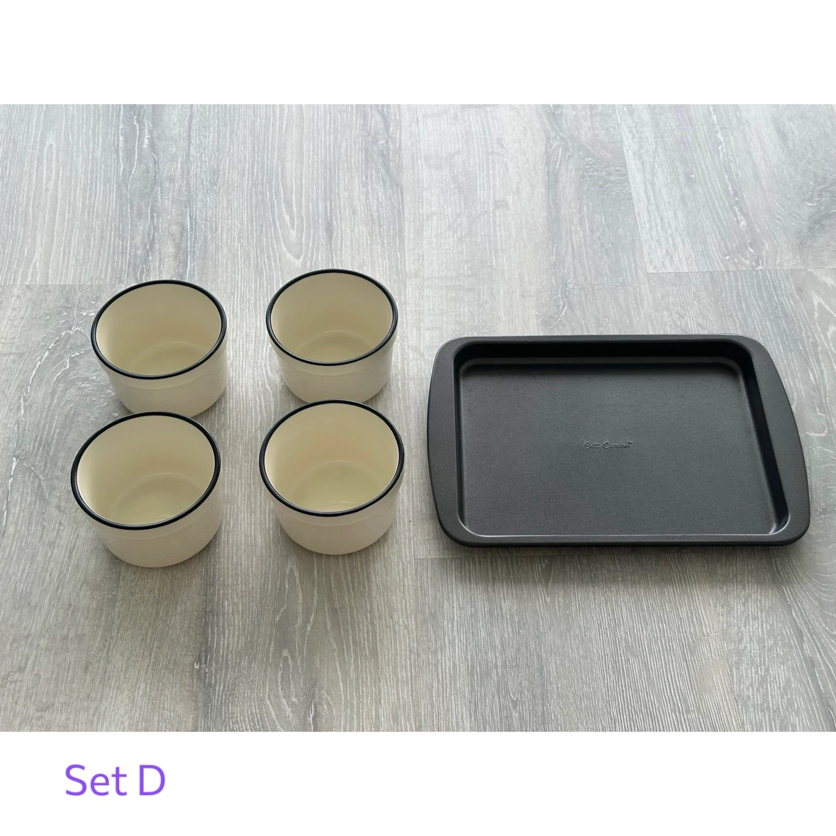 Bake Cooker Ramekins and Baking Sheet Set