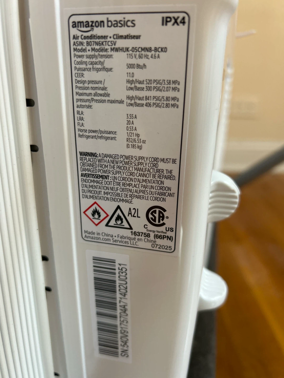 amazon basics Air Conditioner - photo 2