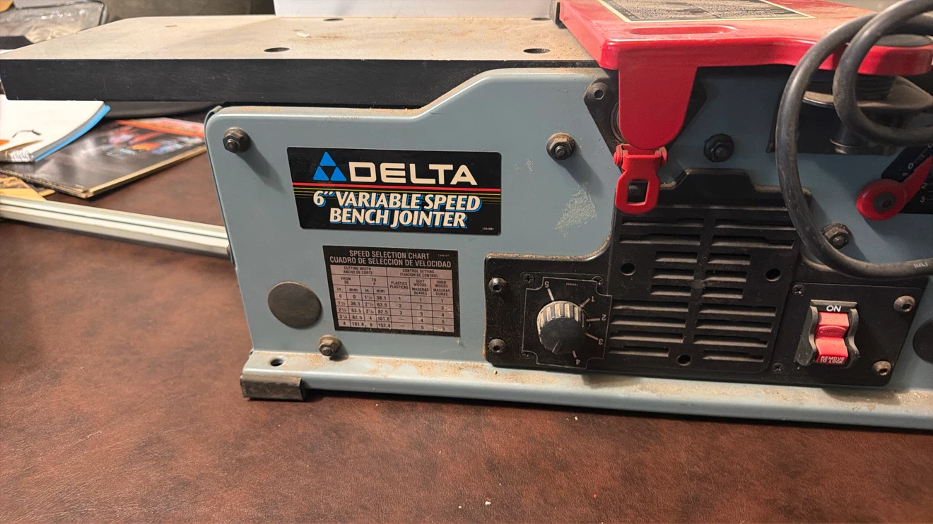 Delta 6" Variable Speed Bench Jointer - photo 2