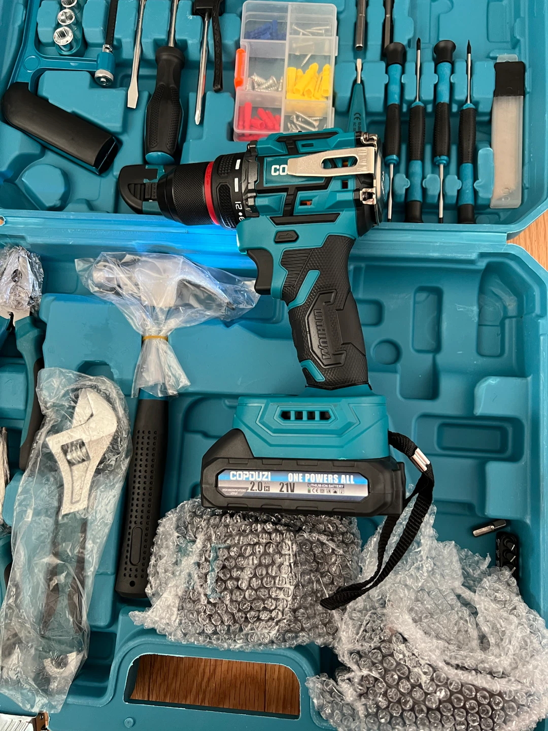 21V Cordless Drill Tool Set - photo 2
