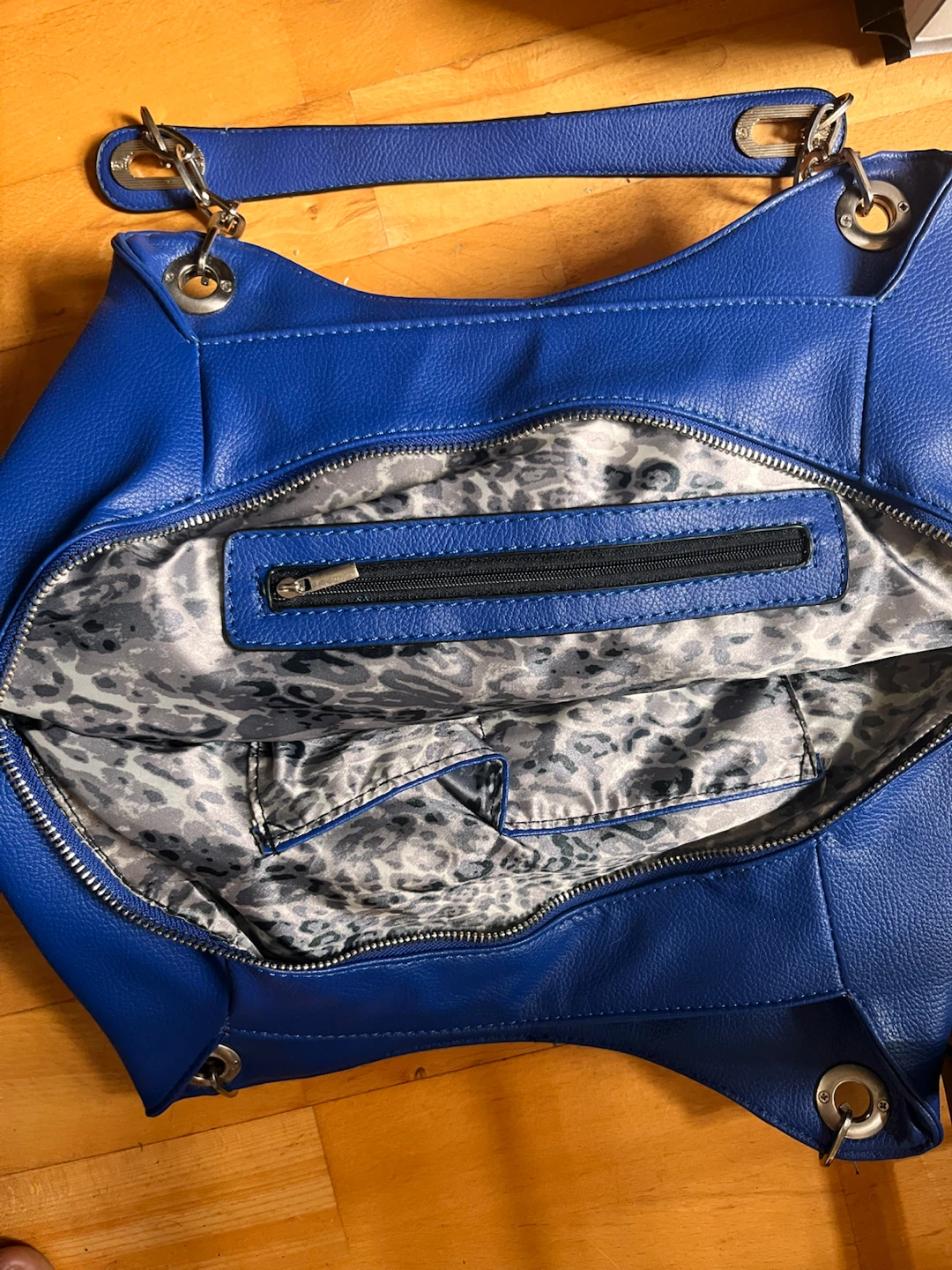 NEW Hobo Style Blue Handbag - photo 2