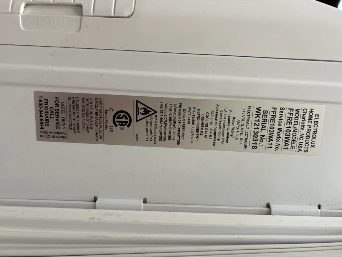 Frigidaire Window Air Conditioner - photo 2