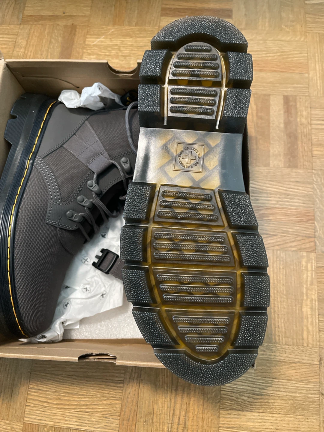 Dr. Martens Grey Lace-Up Boots - photo 3