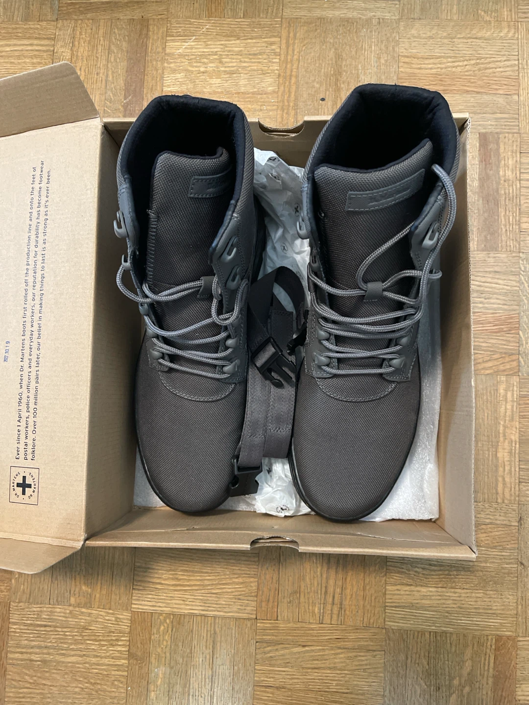 Dr. Martens Grey Lace-Up Boots - photo 4