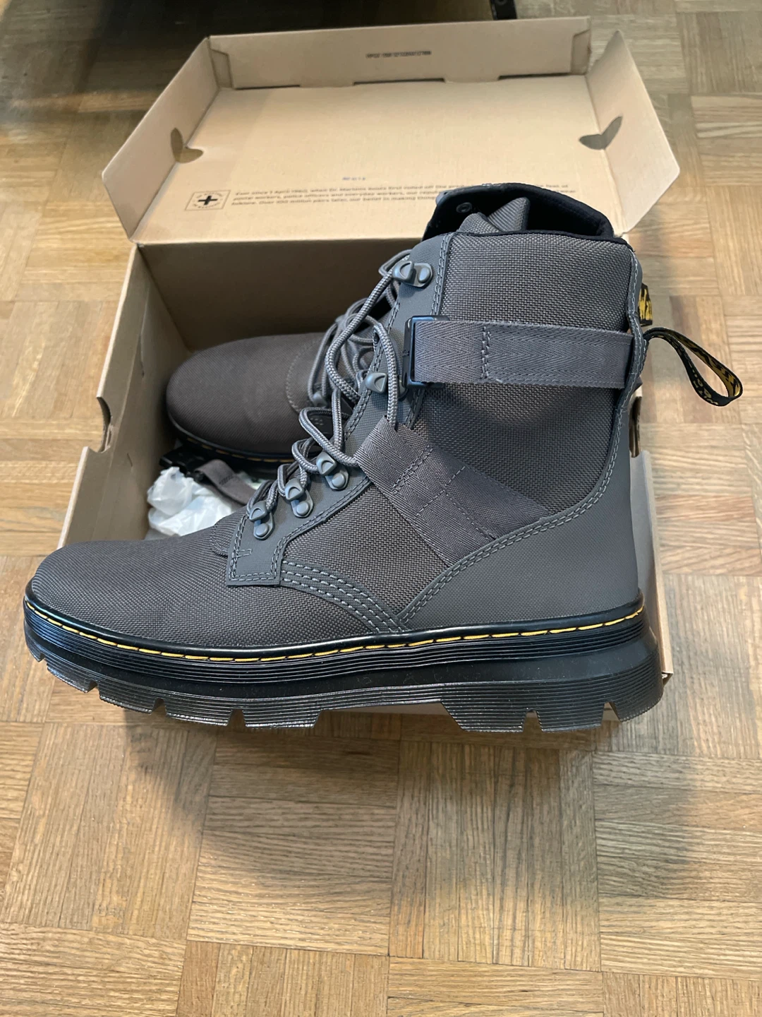 Dr. Martens Grey Lace-Up Boots - photo 5